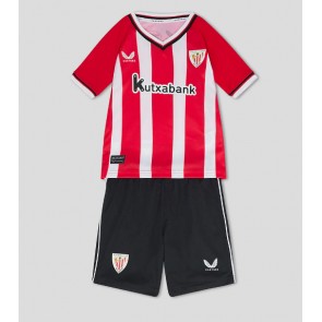 Athletic Bilbao Dětské Domácí dres komplet 2023-24 Krátký Rukáv (+ trenýrky)